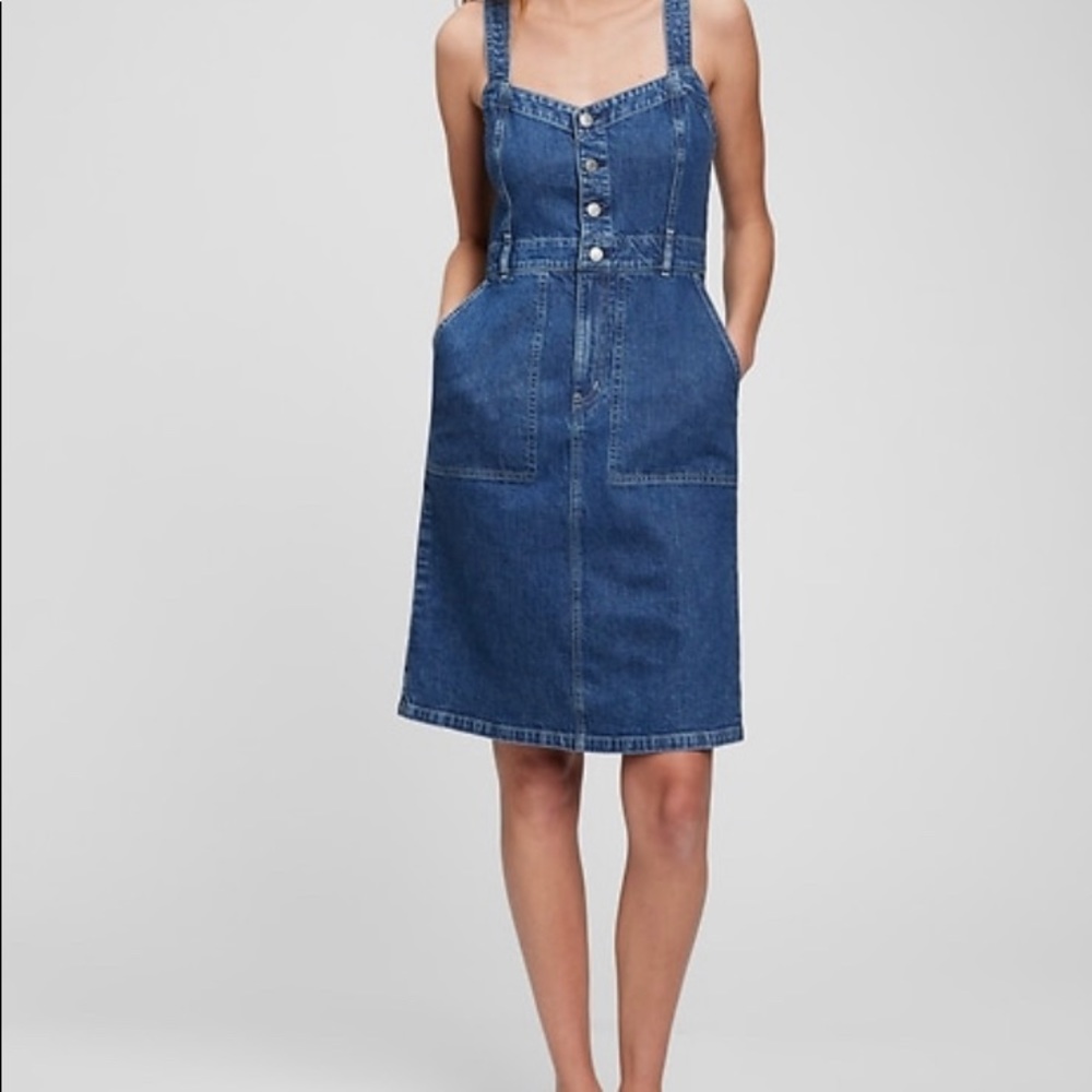 BNWT Gap button from denim dress - Picture 6 of 6